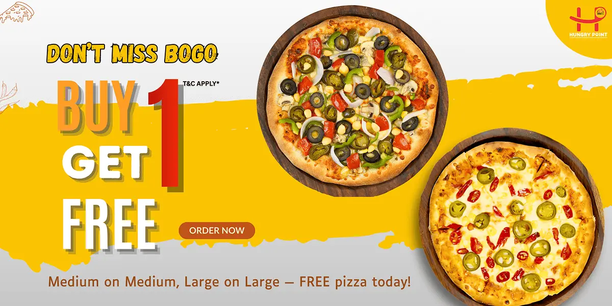 Buy 1 Get 1 Free Pizza